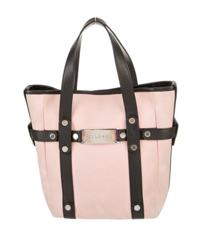 Bvlgari Canvas Top Handle Bag