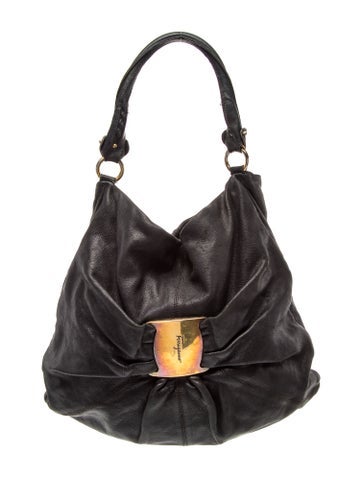 Salvatore Ferragamo Leather Top Handle Bag