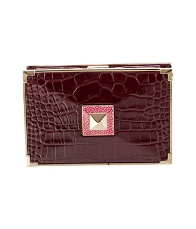 Jimmy Choo Choo Embossed Leather Crossbody Bag