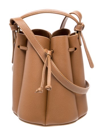 Leather Numéro Huit in Camel Textured Calfskin Mini