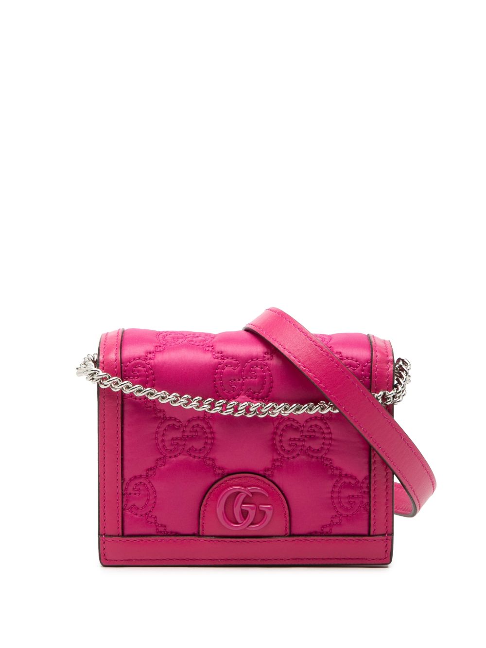 2016-2026 Mini GG Embossed Leather satchel