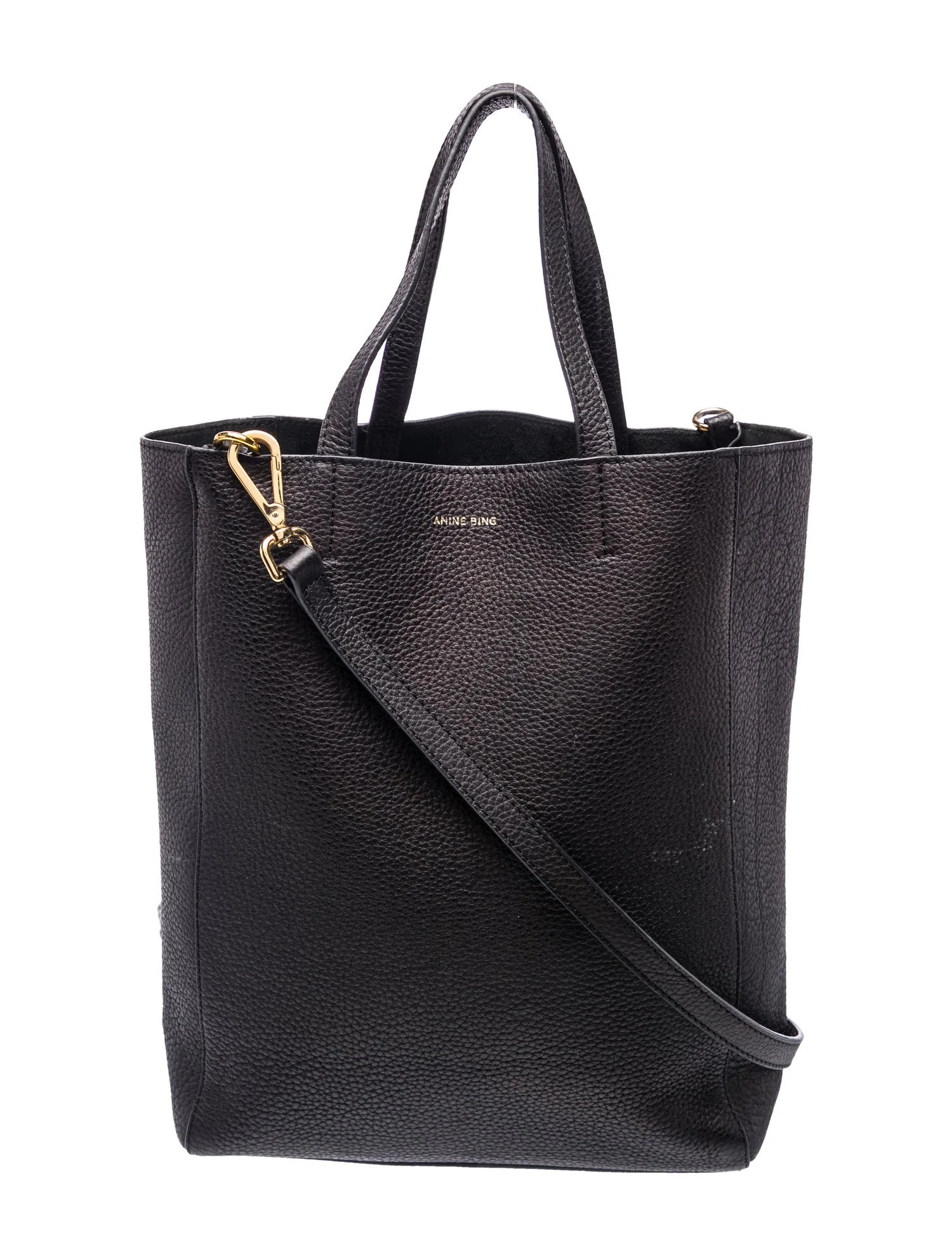 Anine Bing Leather Top Handle Bag