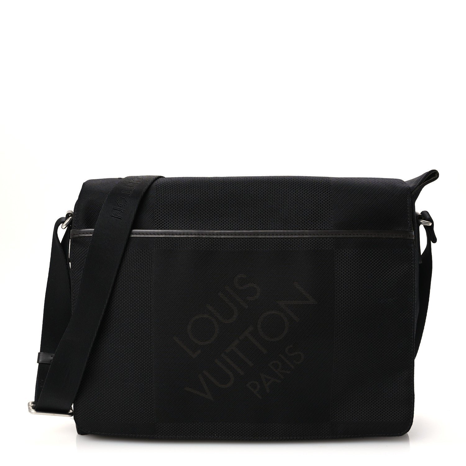 Damier Geant Petit Messenger Bag Black