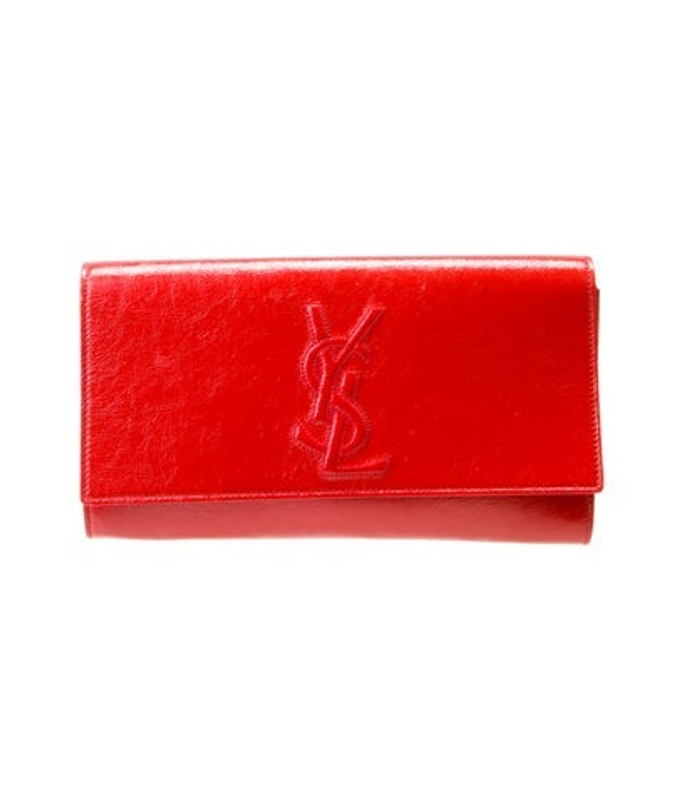 Saint Laurent Laurent Patent Leather Clutch