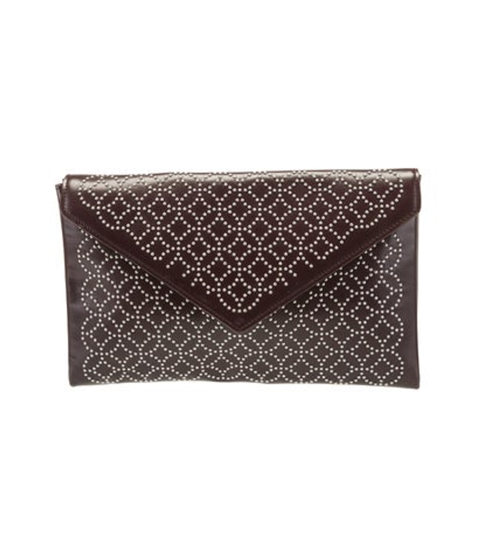 Alaia Leather Clutch