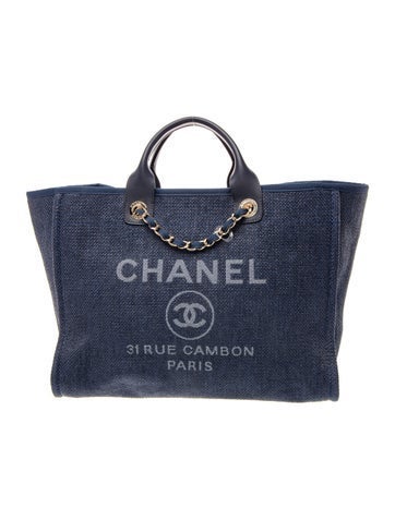 Medium Raffia Deauville Tote