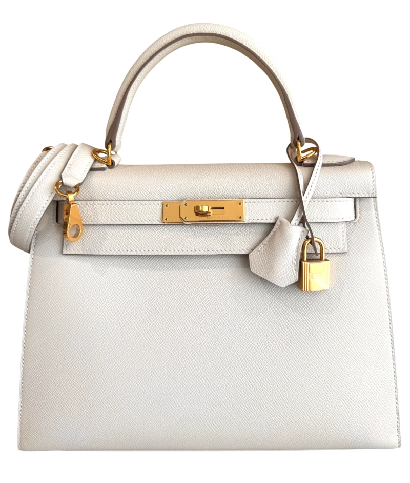 Craie Epsom Sellier Kelly 28 Gold Hardware, 2020
