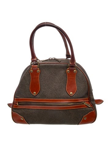 Leather Top Handle Bag