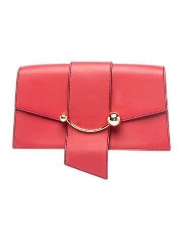 Strathberry Leather Crescent Mini