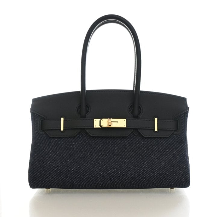Hermes Bleu Indigo Shoulder Birkin Light 29