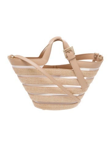 Cult Gaia Straw Top Handle Bag
