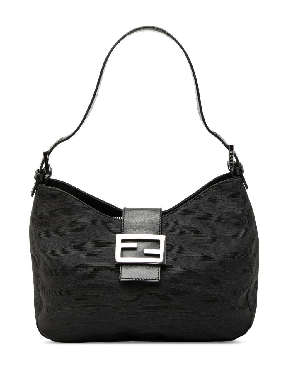 2000-2010 FF Zebra Print Canvas shoulder bag