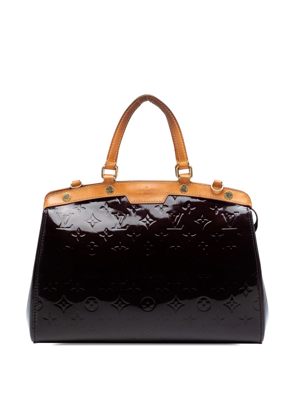 2012 Monogram Vernis Brea MM satchel