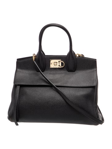 Leather Top Handle Bag