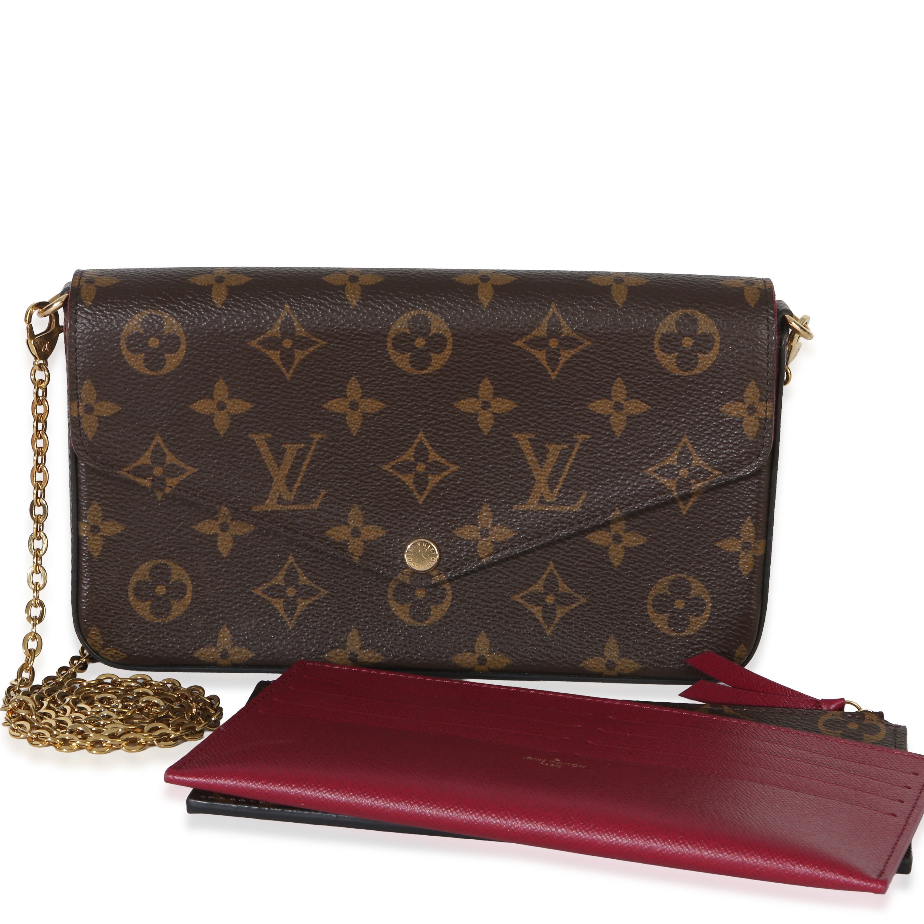 Fuschia Monogram Canvas Felicie Pochette