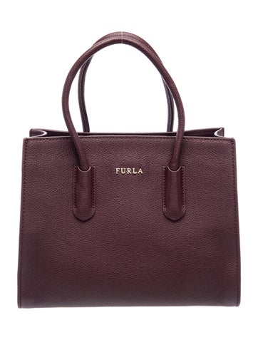 Leather Top Handle Bag