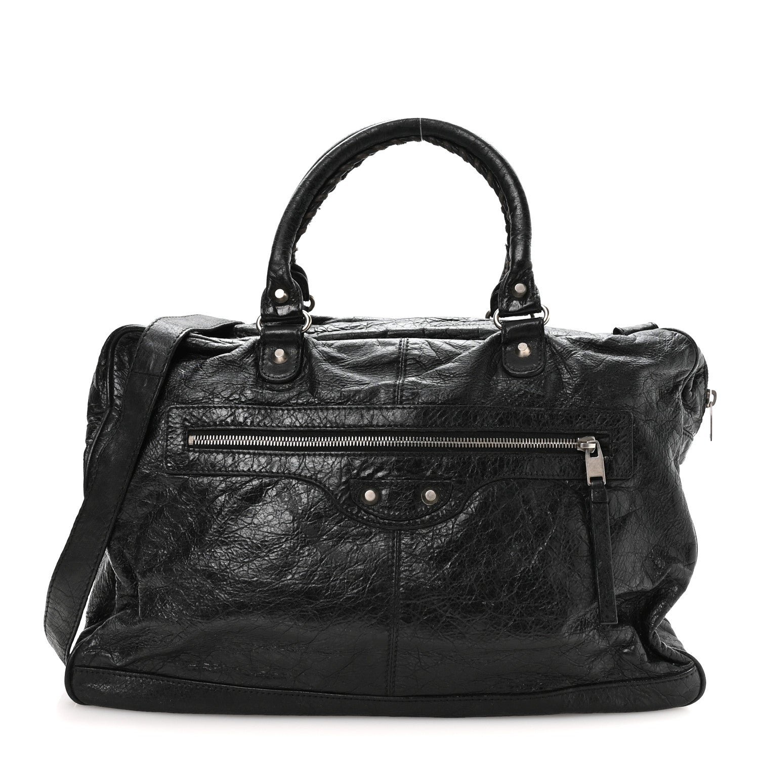 Balenciaga Balenciaga Agneau Classic Hardware Mini Folder Black