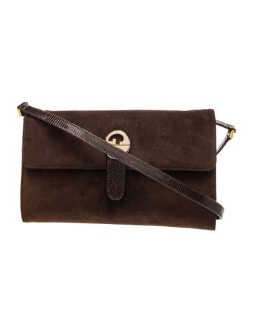 Suede Shoulder Bag Vintage