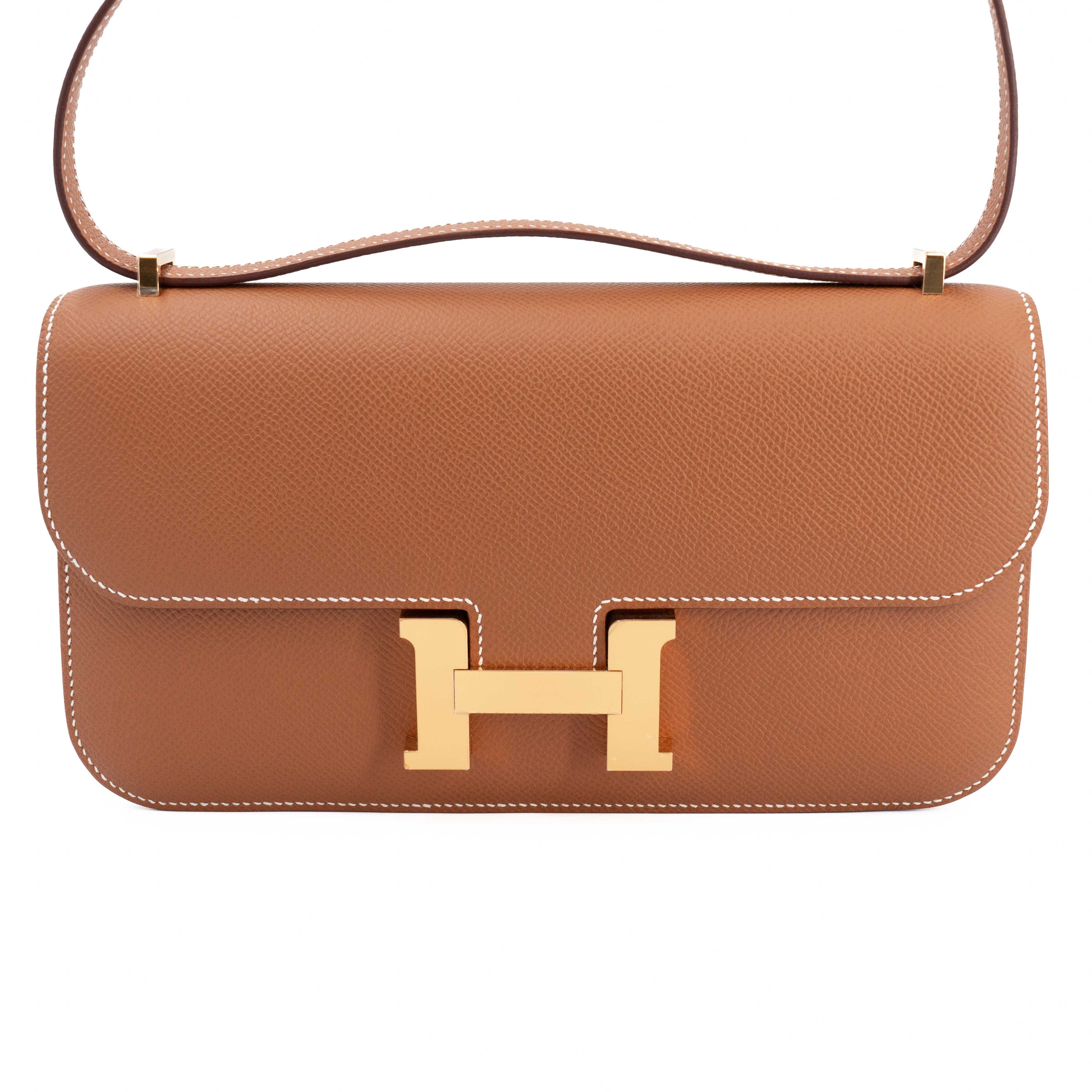 Brand New ( Rank N ) HERMÈS Constance Elan Gold (37) Epsom Gold hardware K (2025)