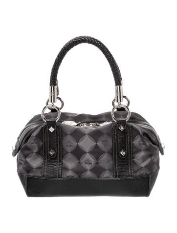 MCM Signature Top Handle Bag