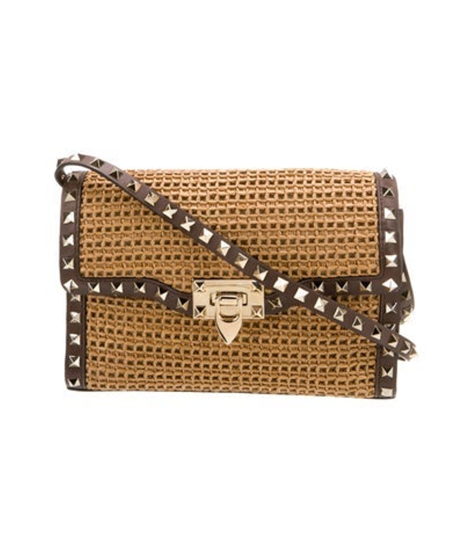 Valentino Straw Shoulder Bag