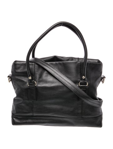 Leather Top Handle Bag