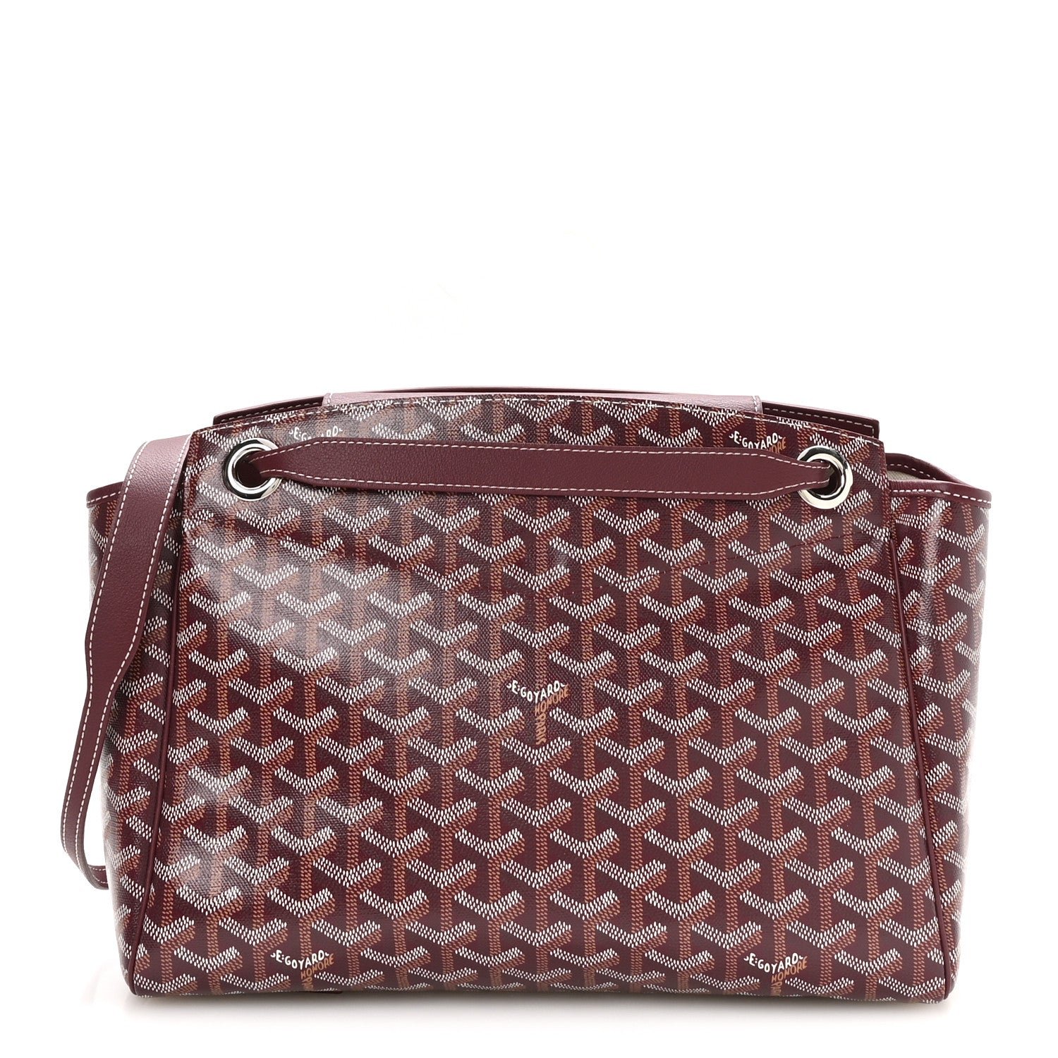Goyard Goyard Goyardine Rouette PM Burgundy
