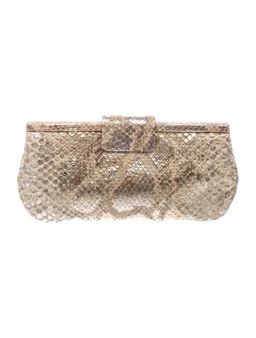 Snakeskin Clutch