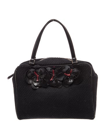 Wool Top Handle Bag