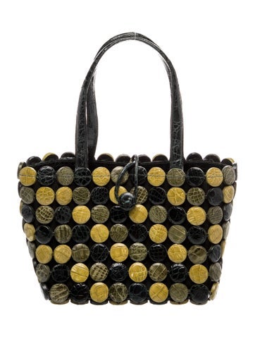 Nancy Gonzalez Snakeskin Top Handle Bag