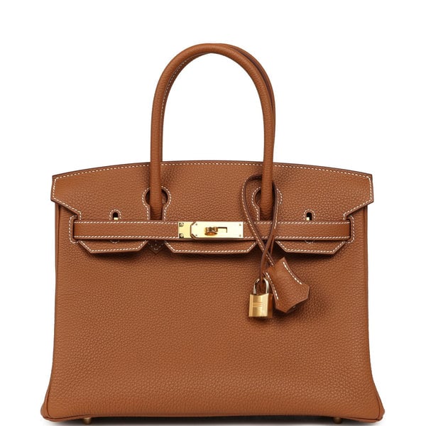 Hermes Birkin 30 Gold Togo Gold Hardware