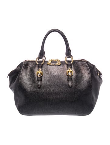 Leather Top Handle Bag