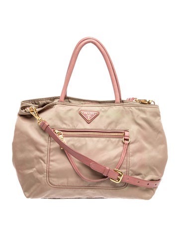 Tessuto Nylon Top Handle Bag