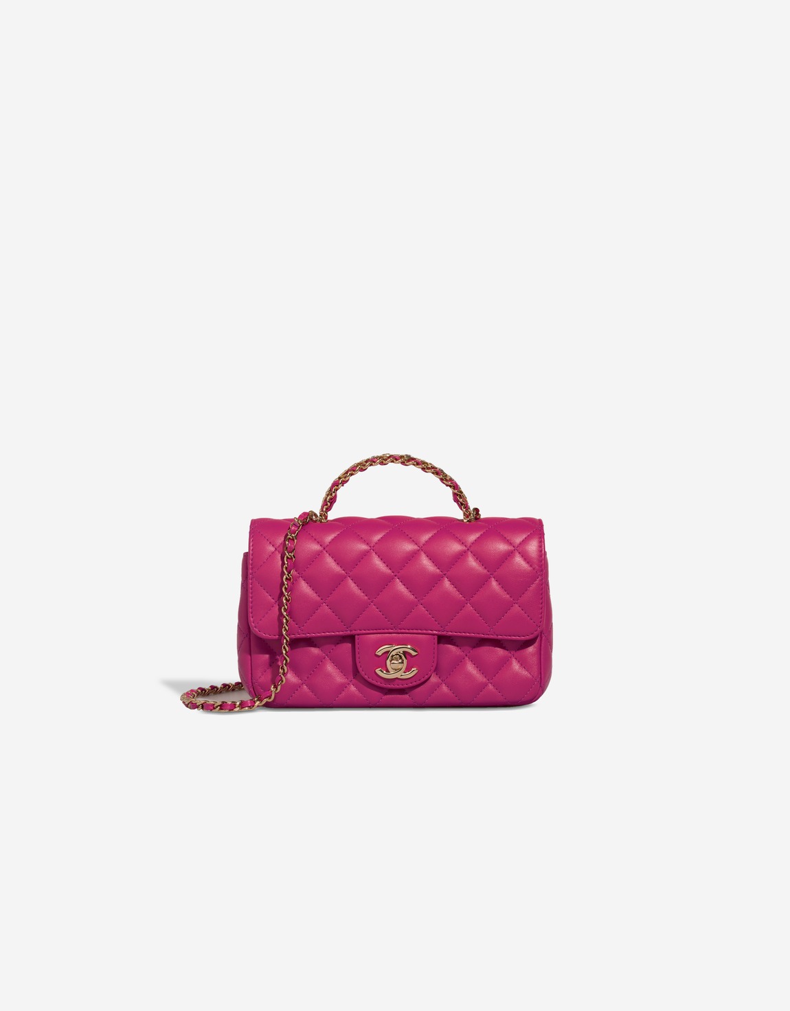 
		Timeless Handle Mini Rectangular Lamb Pink    