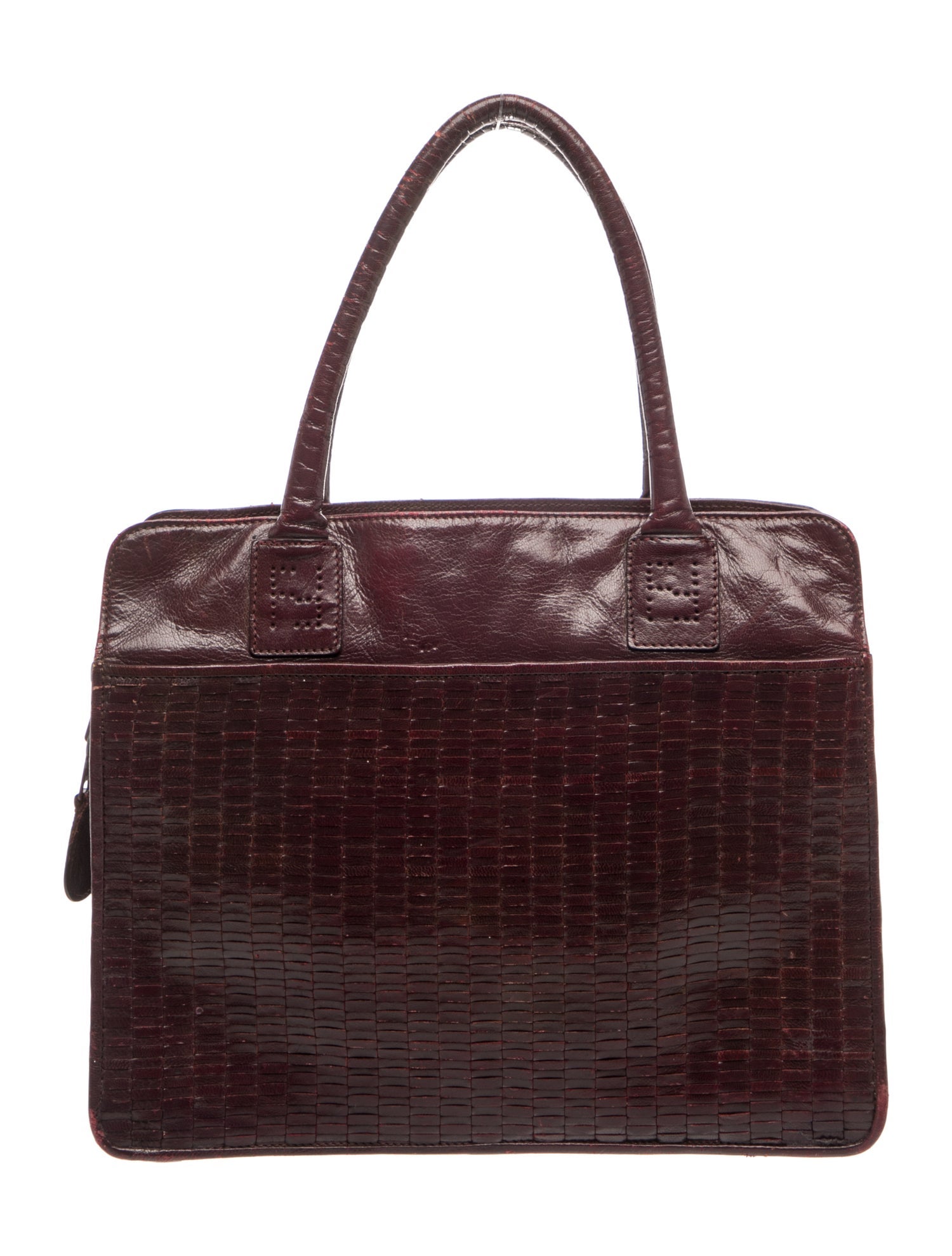 Leather Briefcase Small Vintage