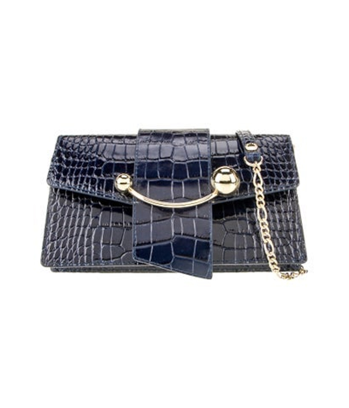 Strathberry Embossed Leather Shoulder Bag W Tags