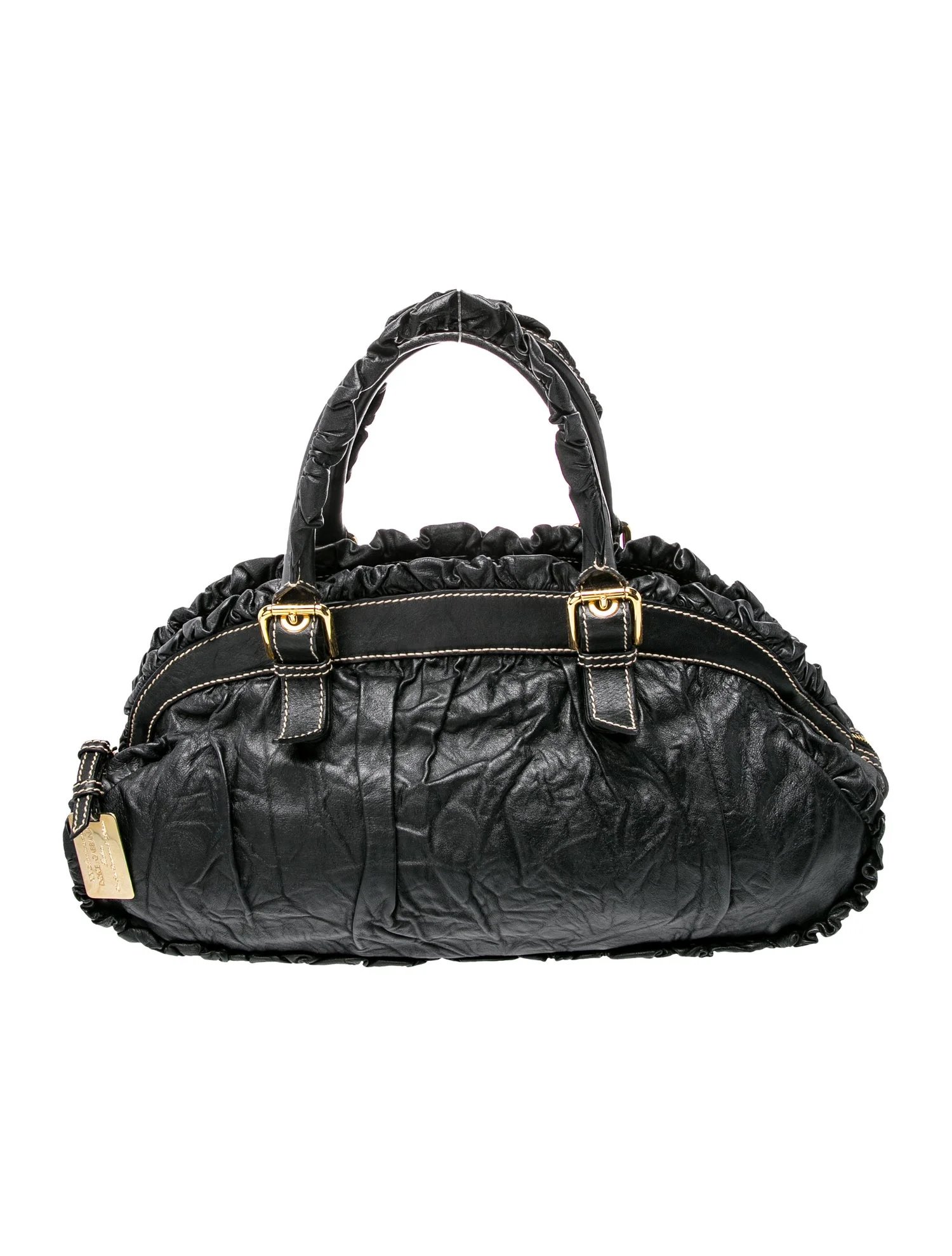 Leather Top Handle Bag