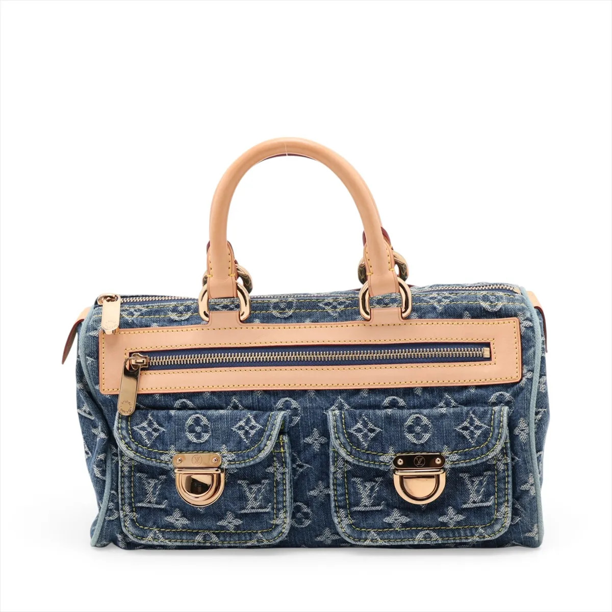 Louis Vuitton Monogram denim Neo Speedy M95019 Blue