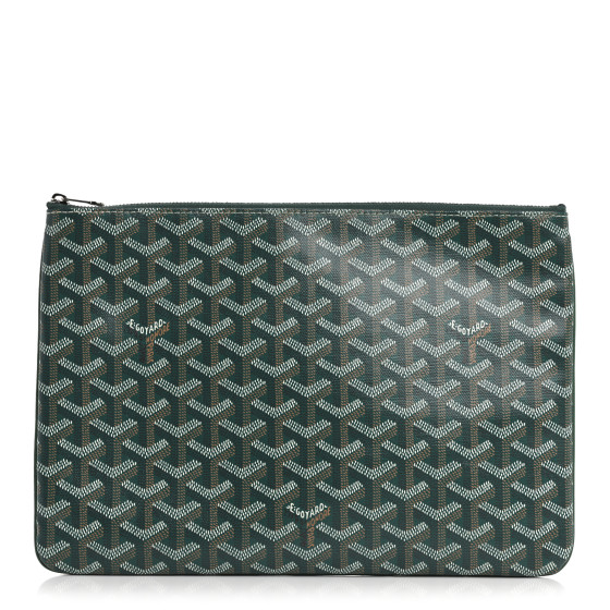 Goyard Goyardine Senat Pochette MM Green