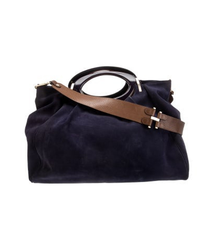 Marni Suede Top Handle Bag