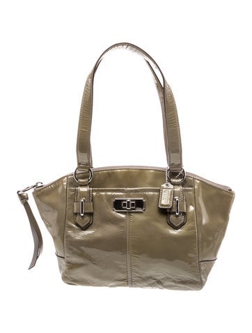 Coach Leather Top Handle Bag