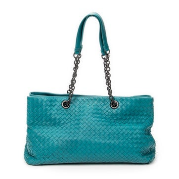 Leather Chain Shopping Tote