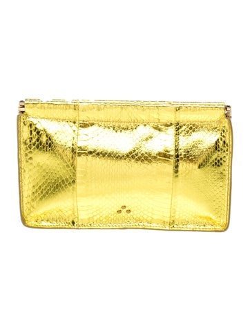 Jerome Dreyfuss Embossed Leather Clutch