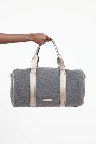 Felt Monili Duffle Bag