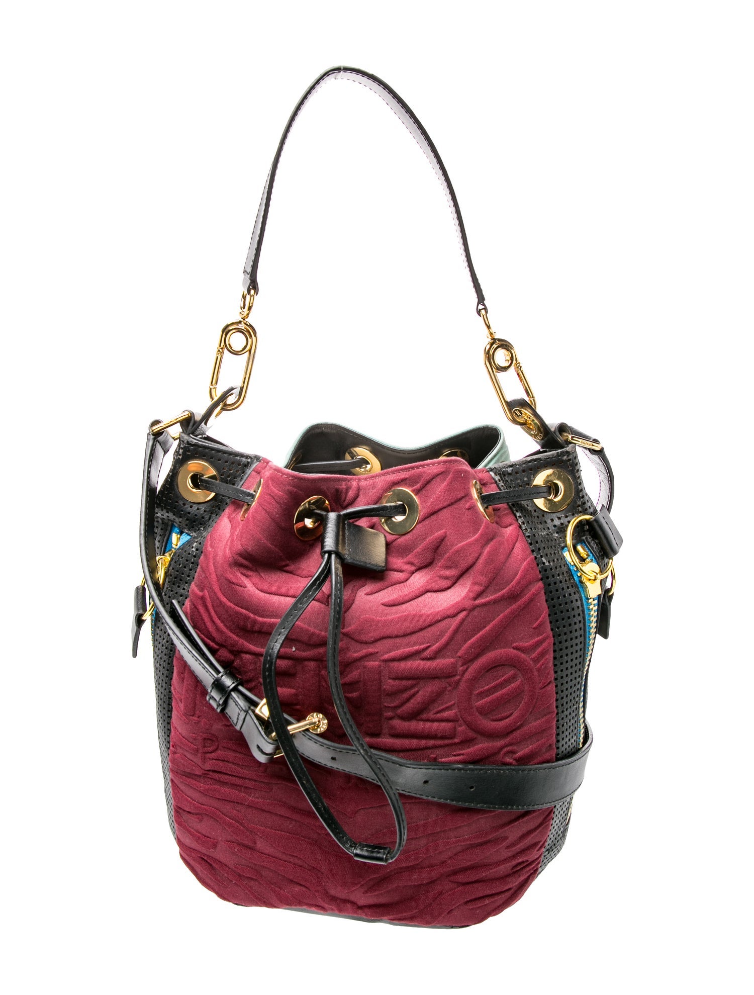 Kenzo Leather Bucket Bag