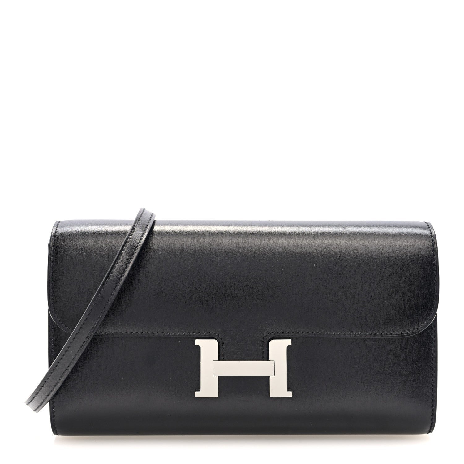 Hermes Box Constance Wallet To Go Black