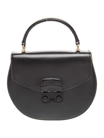 Leather Top Handle Bag