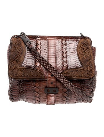 Snakeskin Shoulder Bag PM