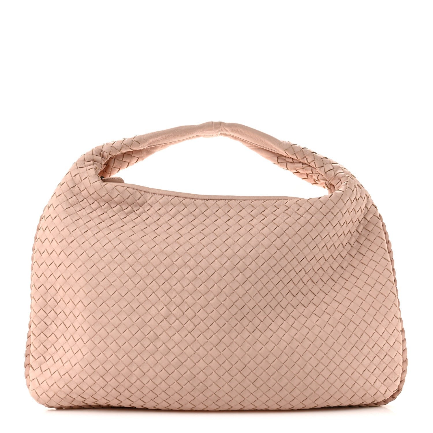 Bottega Veneta Nappa Intrecciato Large Veneta Hobo Flamingo