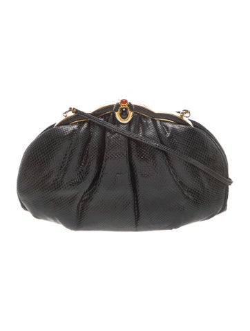 Judith Leiber Leather Evening Bag
